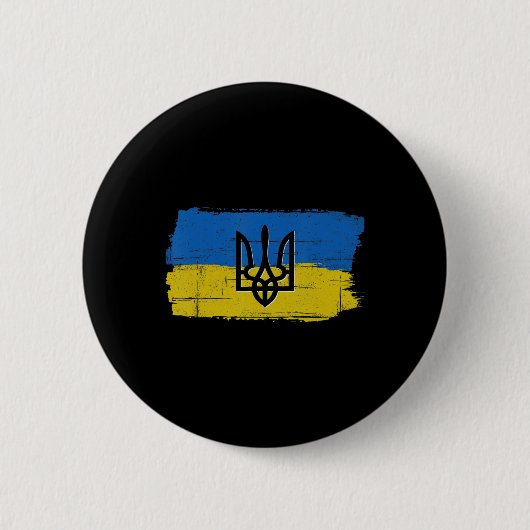 Unterstützung der ukrainischen Flaggenstaaten durc Button (Vorderseite)