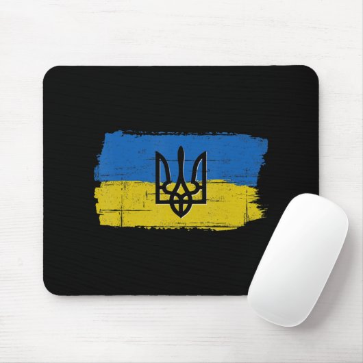 Unterstützung der ukrainischen Flaggenstaaten durc Mousepad (Mit Mouse)
