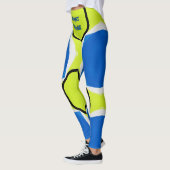 Unterstützung der ukrainischen Nationalfarben Leggings (Links)