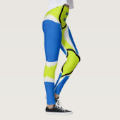 Unterstützung der ukrainischen Nationalfarben Leggings (Rechts)