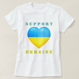 Unterstützung der ukrainischen T - Shirt-Flagge de T-Shirt