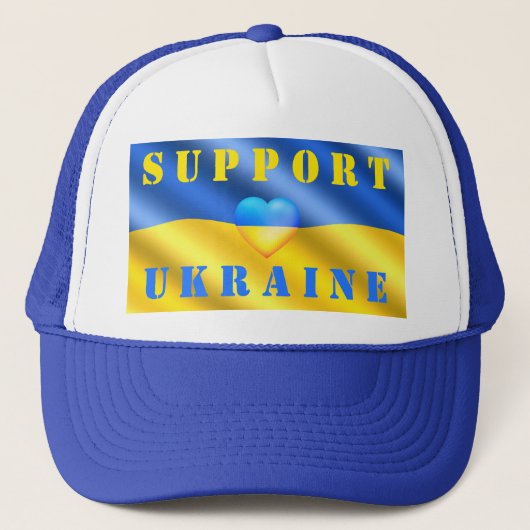 Unterstützung der ukrainischen Trucker Hats Freihe Truckerkappe (Vorderseite)