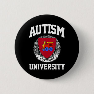 Unterstützung der Universität für Autismus Button