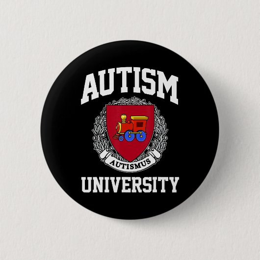 Unterstützung der Universität für Autismus Button (Vorderseite)