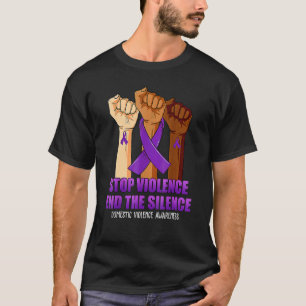Unterstützung der Unterbindung von Gewalt und inne T-Shirt