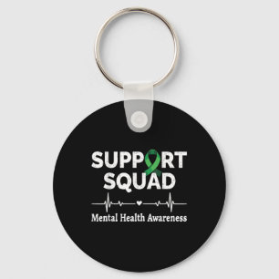 Unterstützung der Unterstützung von Squad Mental H Schlüsselanhänger
