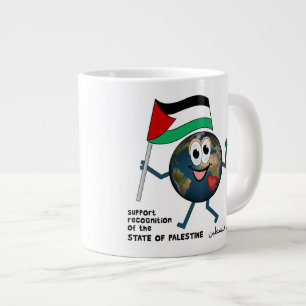 Unterstützung der weltweiten Anerkennung des Staat Jumbo-Tasse