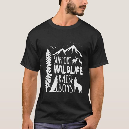 Unterstützung der Wildfauna zur Erhöhung der Junge T-Shirt (Vorderseite)