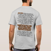 UNTERSTÜTZUNG DES BERATENS...CRPS T-Shirt (Rückseite)