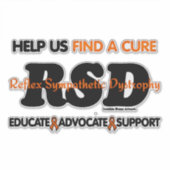 UNTERSTÜTZUNG DES BERATENS...RSD AUFKLEBER (Vorderseite)