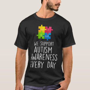 Unterstützung des Bewusstseins für Autismus T-Shirt