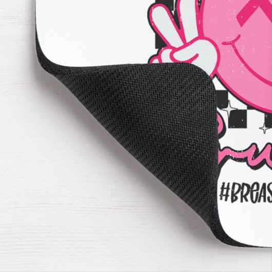 Unterstützung des Bewusstseins für Brustkrebs im Q Mousepad (Ecke)