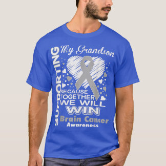 Unterstützung des Bewusstseins für den Hirnkrebs  T-Shirt