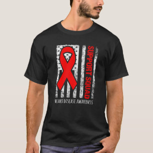 Unterstützung des Bewusstseins für Herzkrankheiten T-Shirt