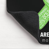 Unterstützung des Bewusstseins für psychische Gesu Mousepad (Ecke)