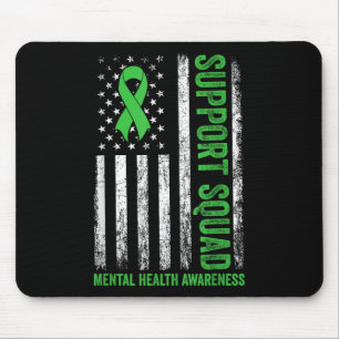 Unterstützung des Bewusstseins für psychische Gesu Mousepad