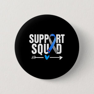 Unterstützung des Bewusstseins für Squad Gray Blue Button