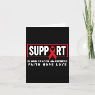 Unterstützung des Blutkrebses - Awa des roten Kreb Karte