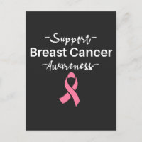 Unterstützung des Brustkrebs-Bewusstseins rosa Sch