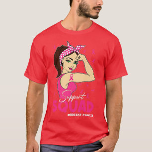 Unterstützung des Brustkrebs-Bewusstseins Squad Pi T-Shirt