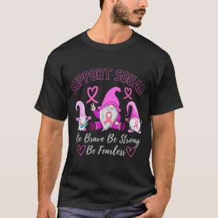 Unterstützung des Brustkrebs-Kriegers in rosa Mult T-Shirt