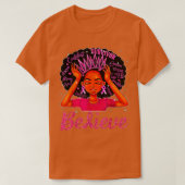 Unterstützung des Brustkrebs-Kriegers T-Shirt (Design vorne)