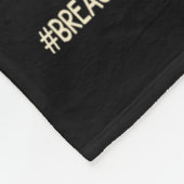 Unterstützung des Brustkrebskranzes Brustkrebs Fleecedecke (Ecke)