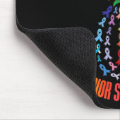 Unterstützung des Buttons "Squad Cancún Survivor"  Mousepad (Ecke)