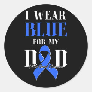 Unterstützung des Colon Cancer Awareness-Supports Runder Aufkleber