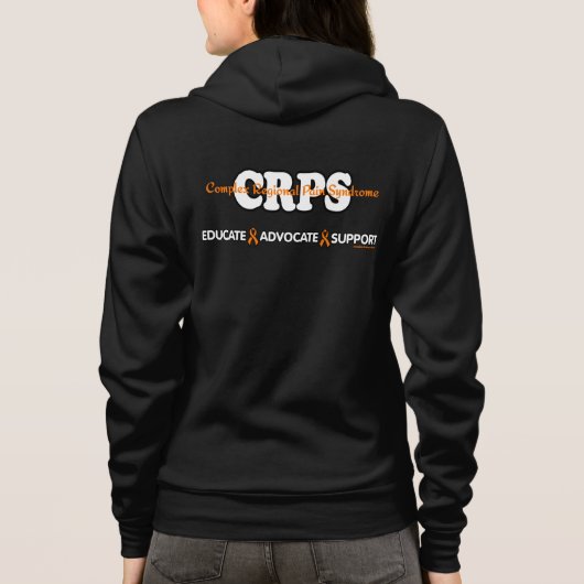UNTERSTÜTZUNG DES EDUCATE ADVOCATE...CRPS HOODIE (Rückseite)