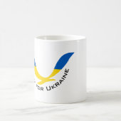 Unterstützung des Friedens in der Ukraine  Kaffeetasse (Mittel)