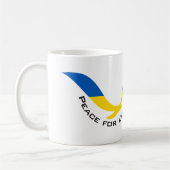 Unterstützung des Friedens in der Ukraine  Kaffeetasse (Links)