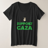 Unterstützung des Gaza-T - Shirt zur Völkermord (Design vorne)