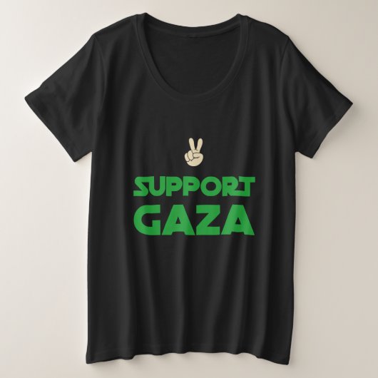 Unterstützung des Gaza-T - Shirt zur Völkermord (Design vorne)