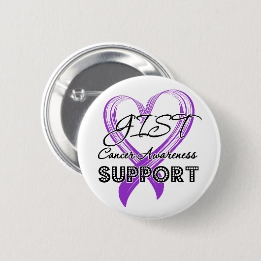 Unterstützung des GIST-Krebsbewusstseins Button (Vorne & Hinten)