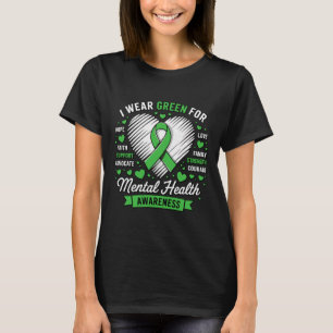 Unterstützung des Grünen Bandes für den Monat der  T-Shirt