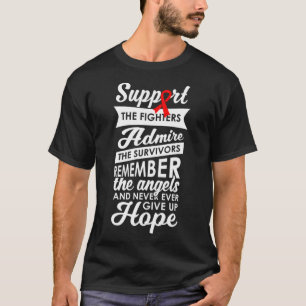 Unterstützung des Kampfes gegen HIV & AIDS Warrior T-Shirt