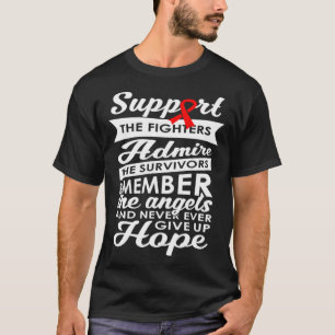 Unterstützung des Kampfes gegen HIV & AIDS Warrior T-Shirt