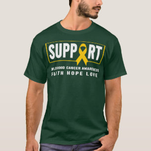 Unterstützung des Krebs im Kindesalter - Krebs im T-Shirt