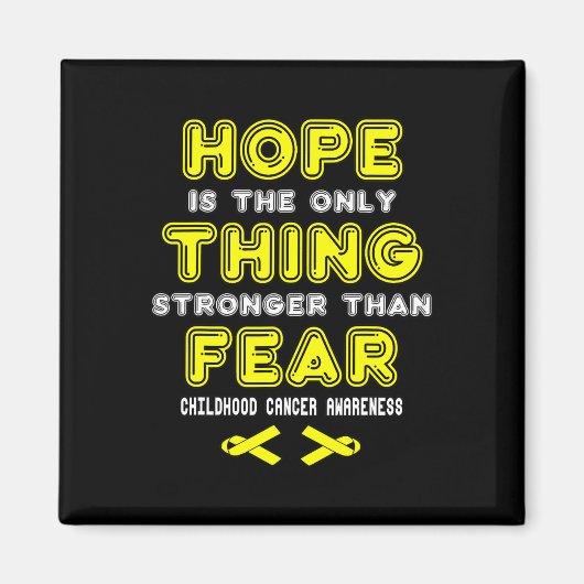 Unterstützung des Krebsbewusstseins bei Kindern 3 Magnet (Vorne)