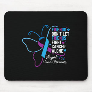Unterstützung des Krebsbewusstseins Mousepad