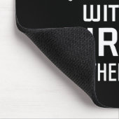 Unterstützung des Krebsbewusstseins wird zu einem Mousepad (Ecke)