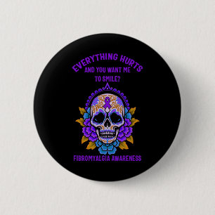 Unterstützung des Lila Ribbon Fibromyalgie-Bewusst Button