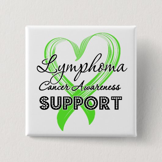 Unterstützung des Lymphombewusstseins Button (Vorderseite)