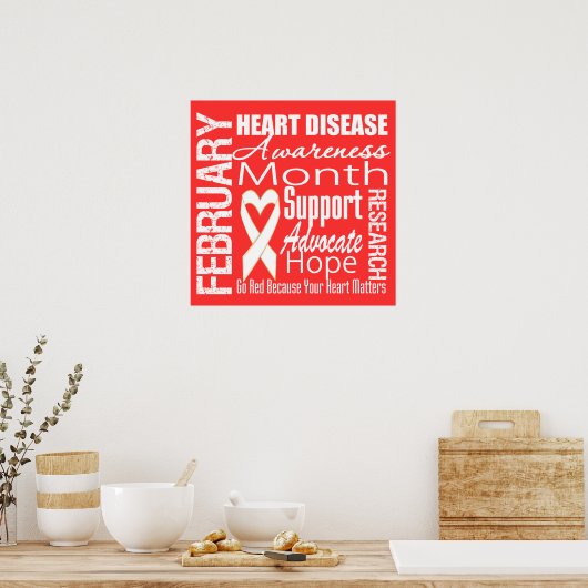 Unterstützung des Monats der Bewusstseinsbildung f Poster (Küche)