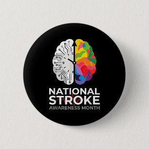 Unterstützung des nationalen Schlaganfall-Bewussts Button