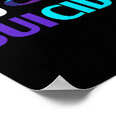 Unterstützung des Selbstmords Poster (Ecke)