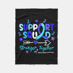 Unterstützung des Squad Blue Ribbon Hydrocephalus Fleecedecke