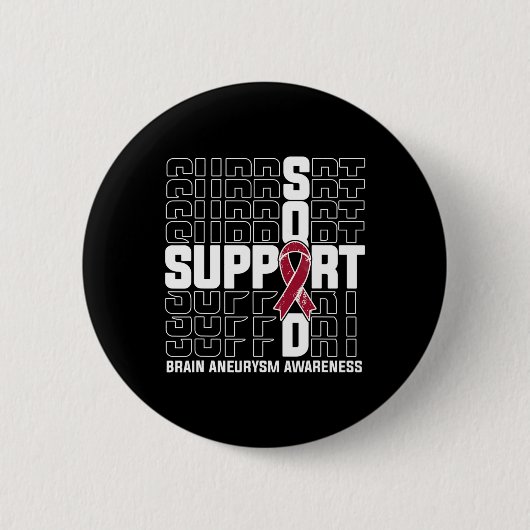 Unterstützung des Squad Brain Aneurysm-Bewusstsein Button (Vorderseite)