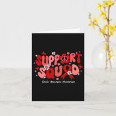 Unterstützung des Squad Brain Aneurysm-Bewusstsein Karte (Gelbe Blume)